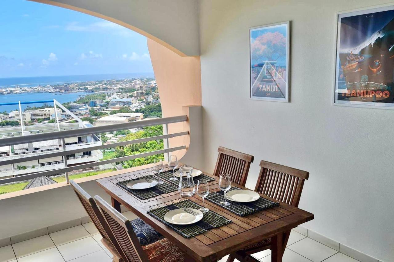 Appartement Hana Iti Breathtaking On The Ocean At The Entrance Of Papeete ปาเปเอเต ภายนอก รูปภาพ